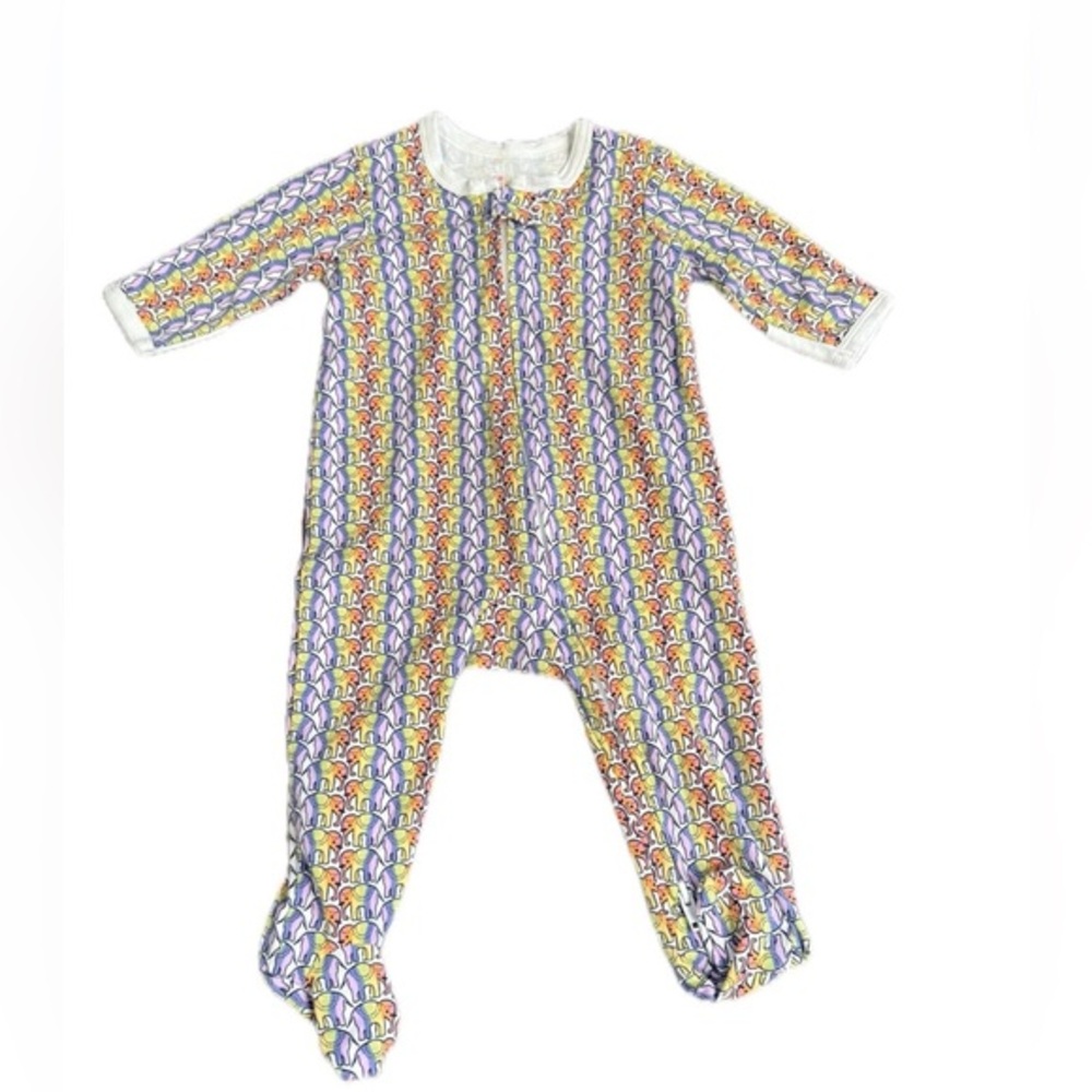 Roberta Roller Rabbit Multicolor Patterned Footed Pajamas